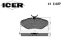 ICER 181449 Brake Pad Set, disc brake