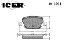 ICER 181501 Brake Pad Set, disc brake