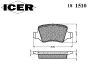 ICER 181510 Brake Pad Set, disc brake