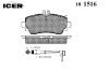 ICER 181516 Brake Pad Set, disc brake