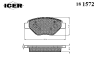 ICER 181572 Brake Pad Set, disc brake