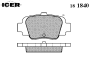 ICER 181840 Brake Pad Set, disc brake