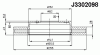 NIPPARTS J3302098 Brake Disc