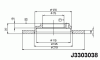 NIPPARTS J3303038 Brake Disc
