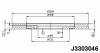 NIPPARTS J3303046 Brake Disc