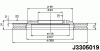 NIPPARTS J3305019 Brake Disc