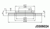 NIPPARTS J3305024 Brake Disc