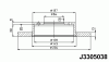 NIPPARTS J3305038 Brake Disc