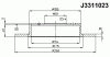 NIPPARTS J3311023 Brake Disc