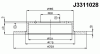 NIPPARTS J3311028 Brake Disc