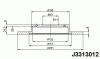 NIPPARTS J3313012 Brake Disc