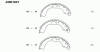 NIPPARTS J3501047 Brake Shoe Set