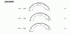 NIPPARTS J3502005 Brake Shoe Set