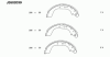 NIPPARTS J3502039 Brake Shoe Set