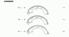 NIPPARTS J3502062 Brake Shoe Set