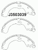 NIPPARTS J3503039 Brake Shoe Set