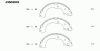 NIPPARTS J3503042 Brake Shoe Set