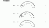 NIPPARTS J3505005 Brake Shoe Set
