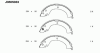 NIPPARTS J3505033 Brake Shoe Set