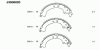NIPPARTS J3506020 Brake Shoe Set