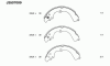 NIPPARTS J3507009 Brake Shoe Set