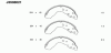 NIPPARTS J3508021 Brake Shoe Set