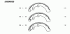 NIPPARTS J3508025 Brake Shoe Set