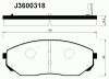 NIPPARTS J3600318 Brake Pad Set, disc brake