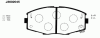 NIPPARTS J3602045 Brake Pad Set, disc brake