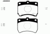 NIPPARTS J3603032 Brake Pad Set, disc brake