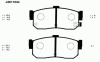 NIPPARTS J3611034 Brake Pad Set, disc brake