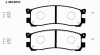 NIPPARTS J3613010 Brake Pad Set, disc brake