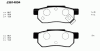 NIPPARTS J3614004 Brake Pad Set, disc brake