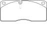 DON CVP019 Brake Pad Set, disc brake