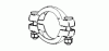 ERNST 498876 Clamp Set, exhaust system