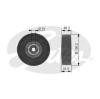 GATES T36008 Deflection/Guide Pulley, v-ribbed belt
