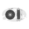 GATES T36042 Deflection/Guide Pulley, v-ribbed belt