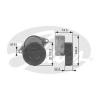GATES T38101 Tensioner Pulley, v-ribbed belt