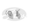 GATES T38188 Tensioner Pulley, v-ribbed belt