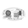 GATES T38204 Tensioner Pulley, v-ribbed belt