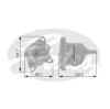 GATES T38211 Tensioner Pulley, v-ribbed belt