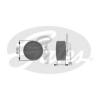GATES T38347 Tensioner Pulley, v-ribbed belt