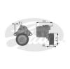 GATES T38415 Tensioner Pulley, v-ribbed belt
