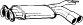 BOSAL 247-133 (247133) Middle Silencer
