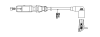 BREMI 1A32/25 (1A3225) Ignition Cable