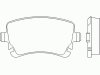 MINTEX MDB2673 Brake Pad Set, disc brake