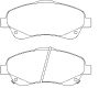 MINTEX MDB2545 Brake Pad Set, disc brake