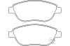 MINTEX MDB2895 Brake Pad Set, disc brake