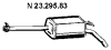 EBERSPÄCHER 23.295.83 (2329583) End Silencer