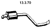 EBERSPÄCHER 13.3.70 (13370) Middle Silencer